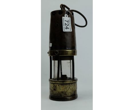 Unmarked Miners Safety Lamp 