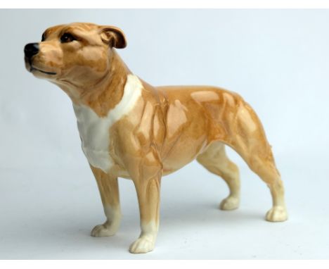 Beswick Staffordshire Bull Terrier 3060 in light Tan