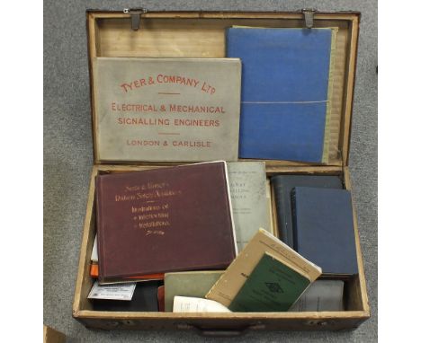 A collection of books and guides to locomotive and diesel engines including British Rail Pocket Books, The North Staffordshir