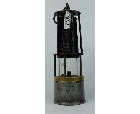 Unmarked Miners Safety Lamp 