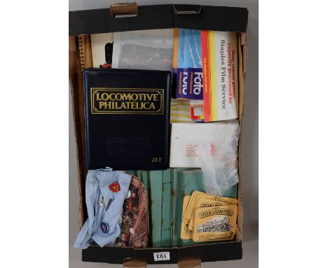 A collection of Railway related items to include Institute of Signal Engineers books, NUR postcards, photo's, Locomotive Phil