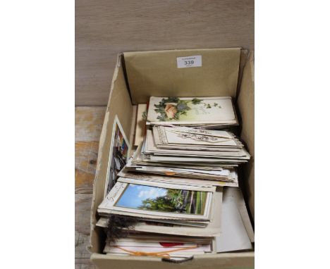 A COLLECTION OF VINTAGE GREETINGS CARDS ETC