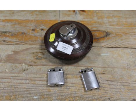 THREE VINTAGE RONSON CIGARETTE LIGHTERS