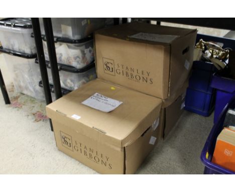 A LARGE QUANTITY OF WORLDWIDE RANGES, with many countries, from first issues, contained in three boxes and a crate, much to s