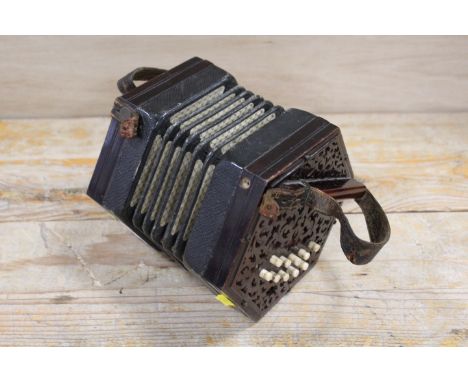 A VINTAGE LACHENAL CONCERTINA