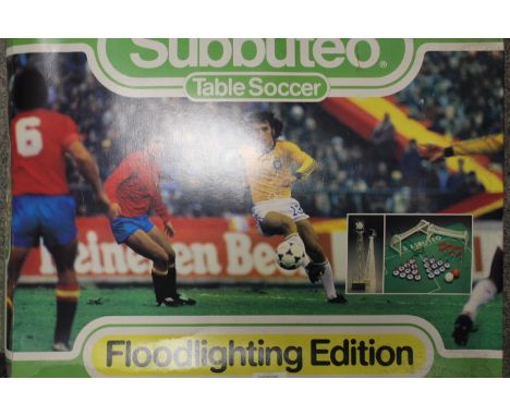 4 NEW TABLE SOCCER FLOODLIGHTS. FOR SUBBUTEO FOOTBALL OR SIMILAR VERY BRIGHT
