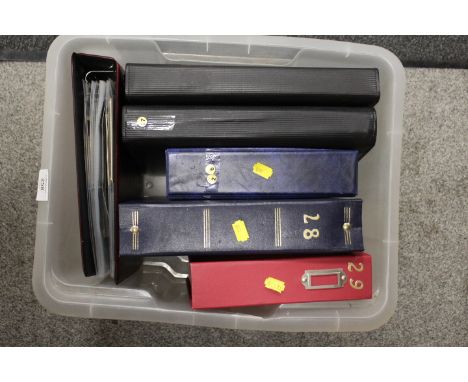 SIX FOLDERS OF ASSORTED VINTAGE POSTCARDS - VARIOUS TOPICS AND PERIODS