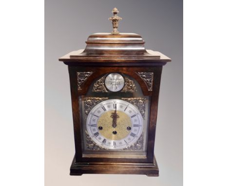 A Tempus Fugit eight day bracket clock, height 45 cm