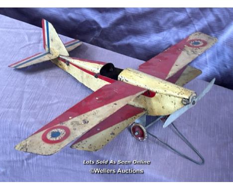 MECCANO BI-PLANE, MODEL UNKNOWN 