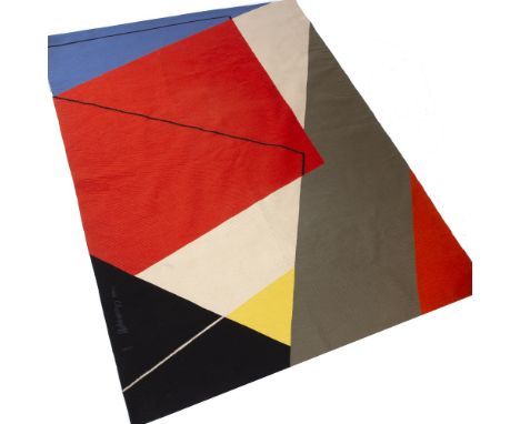 Ivan Chermayeff (1932-2017) Abstraction I woven signature and monogram Aubusson wool tapestry 197 x 259cm.
