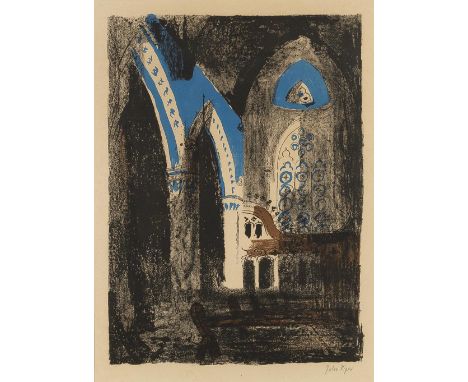John Piper (1903-1992) Sutton Waldron (Levinson 69), 1948 signed in pencil (lower right) lithograph 51 x 38cm.