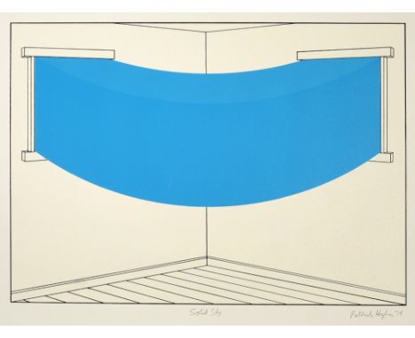 Patrick Hughes (b.1939) Solid Sky, 1979 signed, dated, and titled in pencil (in the margin) lithograph 52 x 61cm, unframed. P