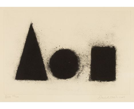 David Nash (b.1945)  Triangle, Circle, Rectangle, 2004  103/200, signed, dated, and numbered in pencil (in the margin)  etchi