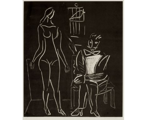 Sonia Lawson (b.1934) Reading Time signed and inscribed XI in pencil (in the margin) lithograph 76 x 50cm, unframed.