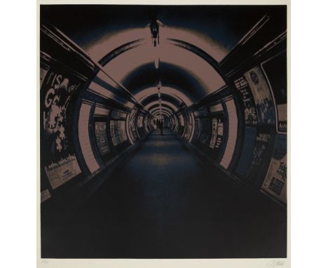 Gerd Winner (b.1936) Underground Holborn, 1970 67/75, signed and numbered in pencil (in the margin) screenprint 97 x 70cm, un