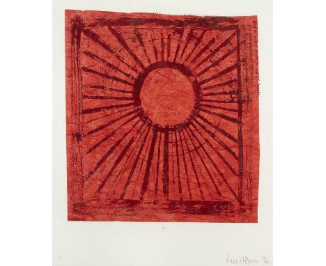 Rachel Mary Owen (1968-2016) Mars, 1996 1/1, signed, numbered, and dated in pencil (in the margin) lithograph 39 x 36cm. Info