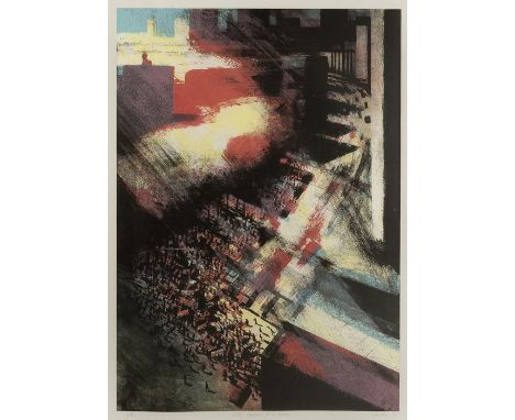 Bill Jacklin (b.1943) The March 6th Avenue, 1989 8/50, signed, titled, numbered, and dated in pencil (in the margin) lithogra