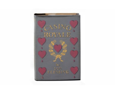 IAN FLEMING - 'CASINO ROYALE' First edition, Jonathan Cape, London 1953, with third impression dust jacket 14cm x 20cm Condit