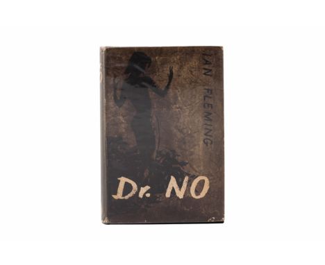 IAN FLEMING, 'DR NO' First Edition, Jonathan Cape, 1958, with dust jacket IAN FLEMING down the spine in black font  Sold with