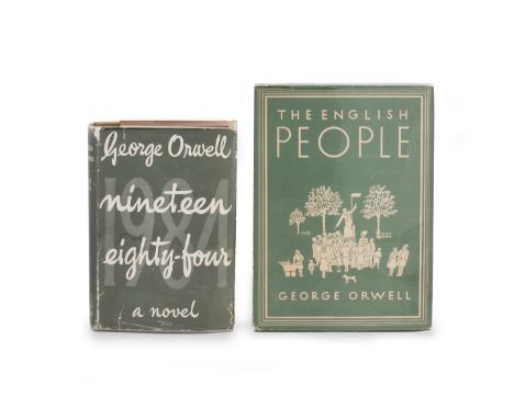 GEORGE ORWELL-'NINETEEN EIGHTY-FOUR'AND 'THE ENGLISH PEOPLE' Nineteen Eighty-Four - First printed - 1949  Martin Secker &amp;