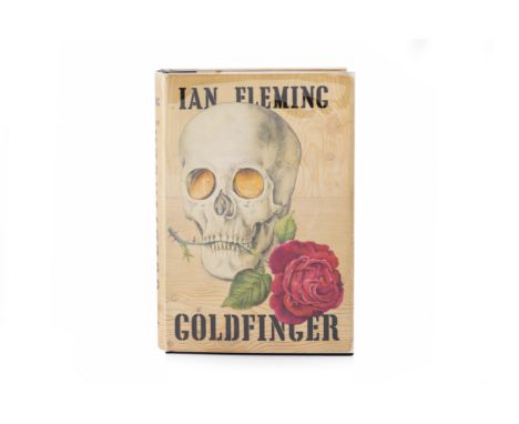 IAN FLEMING, 'GOLDFINGER' First American edition, Macmillan, New York, 1959, with dust jacket, owner inscription dated 1962 t