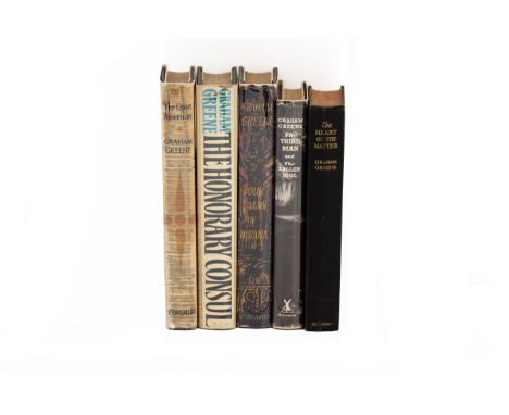 GRAHAM GREENE - 'THE THIRD MAN' AND FOUR OTHER NOVELS To include:  The Honorary Consul - Published 1973  The Third Man - Publ