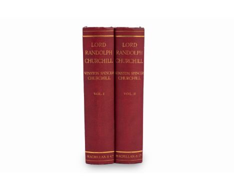 WINSTON CHURCHILL - 'LORD RANDOLPH CHURCHILL' (I - II) To include:   Two Volumes  Lord Randolf Churchill Vol I - Published 19
