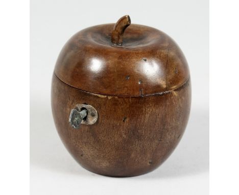 A GOOD APPLE TEA CADDY