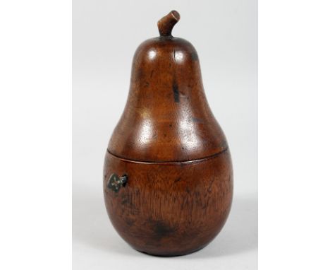 A GOOD PEAR TEA CADDY
