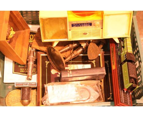 Box of mixed collectables including advertising. P&amp;P Group 2 (£18+VAT for the first lot and £3+VAT for subsequent lots) 