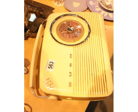 Vintage Bush transistor radio. Not available for in-house P&amp;P. 