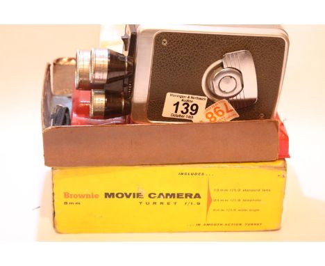 Boxed Kodak Brownie 8mm camera. Not available for in-house P&amp;P. 