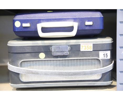 Vintage reel to reel player and a cased Smith-Corona Calypso typewriter. Not available for in-house P&amp;P. 
