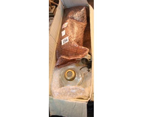 Avman paraffin lamp with glass reservoir. Not available for in-house P&amp;P. 