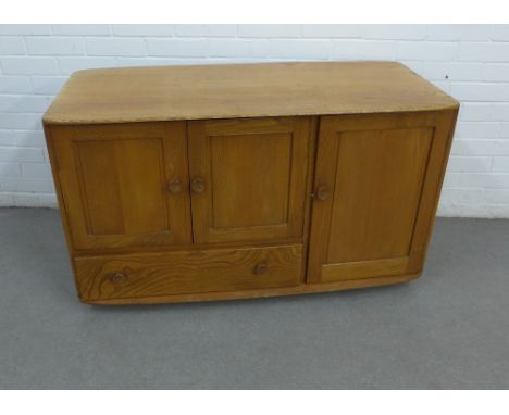 Ercol light elm sideboard / cabinet, 115 x 68 x 51cm 