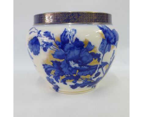 K&amp; CB Late Mayers Bath pattern jardiniere planter, 21cm 