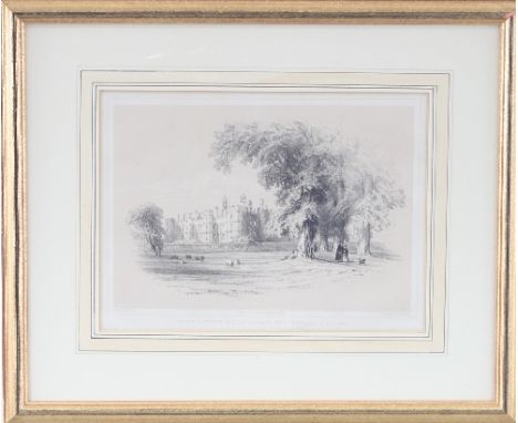 After C W Radclyffe/North East View of Eton College, from the Playing Fields/lithograph, 22cm x 33cm