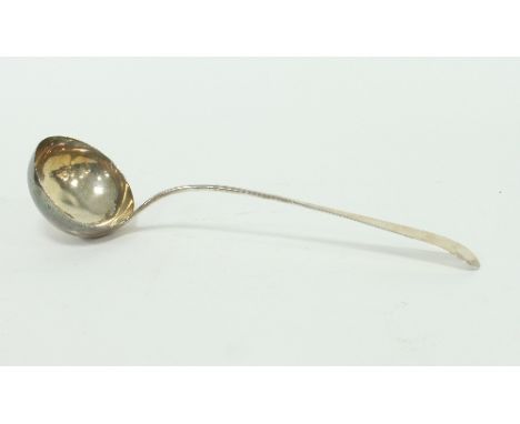 A George III old English pattern silver ladle, Thomas Law, Sheffield 1817, approximately 160gm