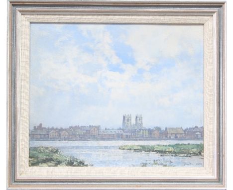 Walter Dexter [ARR]/Morning at Lynn/signed Dexter R B A/oil on board, 24cm x 29cm Condition Report: Note: Artist's Resale Rig