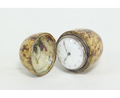 A George III silver cased pocket watch, the white enamel dial with Arabic numerals, the movement signed Richd Haywood, London