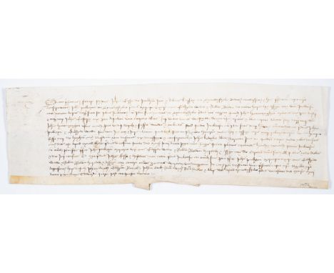 Norfolk, Tivetshall.- Charter, grant by John Gosse of Pulham and Robert Kersey of Tivetshall to John Pulleyne of Tivetshall b