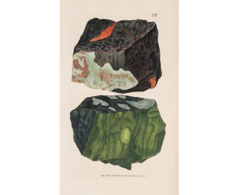 Mineralogy.- Sowerby (James) British Mineralogy, 3 vol. only (of 5), 299 hand-coloured engraved plates (only, of 300, lacking