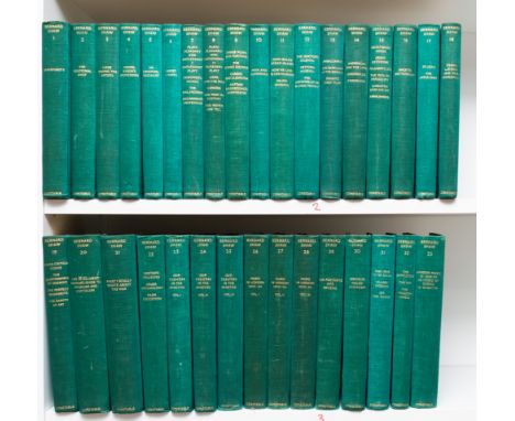 Shaw (Bernard) The Works, 33 vol., from an edition limited to 1025 copies, original green cloth, spines slightly toned, 1930-