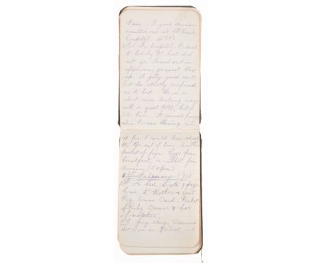 First World War, Egypt and Palestine.- Edwards (Walter, East Kent Regiment) Diary of service in Egypt and Palestine, manuscri