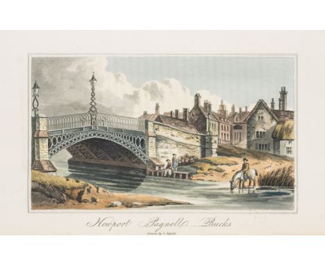 England.- Hassell (John) Tour of the&nbsp;Grand&nbsp;Junction, first edition, large paper copy, 24 fine hand-coloured aquatin