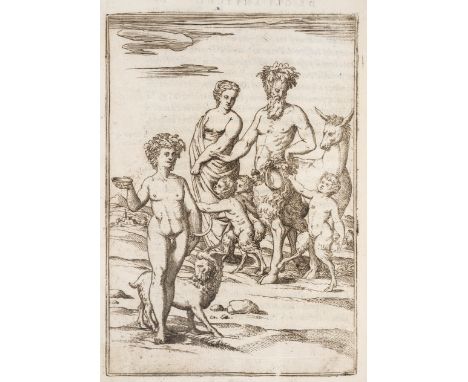 Catari (Vincenzo) Le imagini de i dei de gli antichi, engraved printer's device to title, profusely illustrated with over 80 