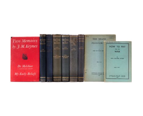 Economics.- Keynes (John Maynard) The General Theory of Employment, Interest and Money, contemporary ink ownership inscriptio