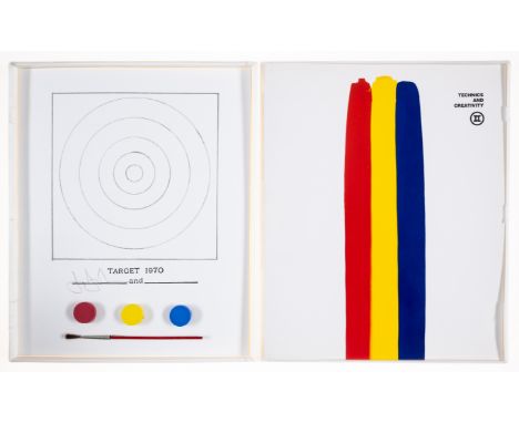  Johns (Jasper).- Castleman (Riva) Technics and Creativity, with an original signed offset lithograph "Target 1970" by Jasper