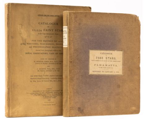 Astronomy.- Richardson (William) A Catalogue of 7385 Stars, chiefly in the Southern Hemisphere, first edition, engraved front