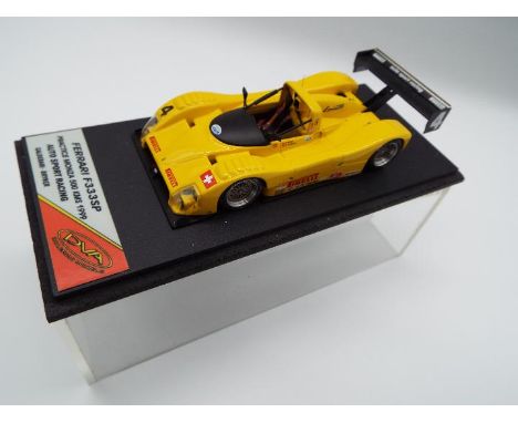 DVA Dolermo Models - a hand built resin and white metal 1:43 scale model Ferrari F333 SP Auto Sport Racing, Practice Monza 50